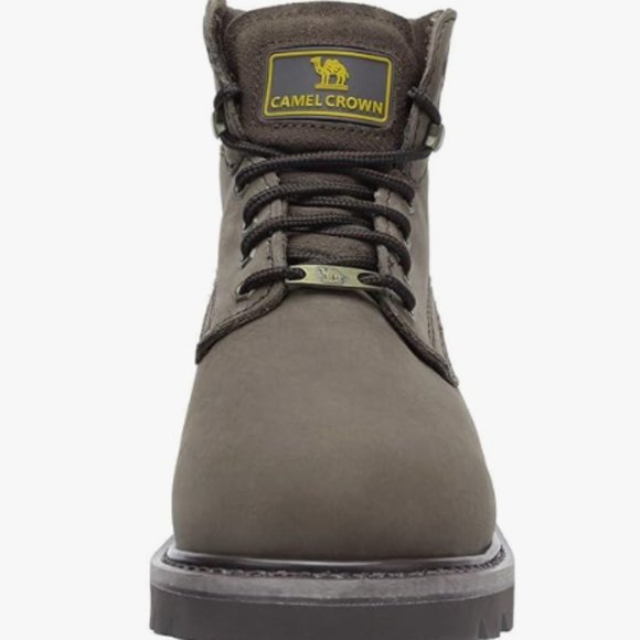 CAMEL CROWN | Mens Soft Toe Leather Work Boot (11) - Picture 2 of 5
